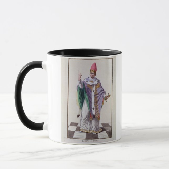 Mug Pape Lion III (795-816) de 'DES Estampes de (Gauche)