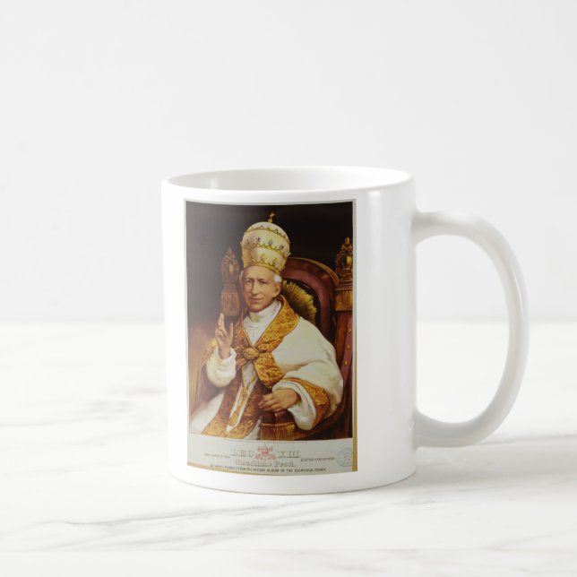 Mug Pape Lion XIII Vincenzo Gioacchino Luigi Pecci (Droite)