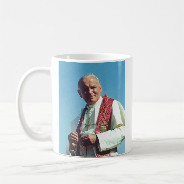 Mug Pape polonais Jean-Paul II (Gauche)