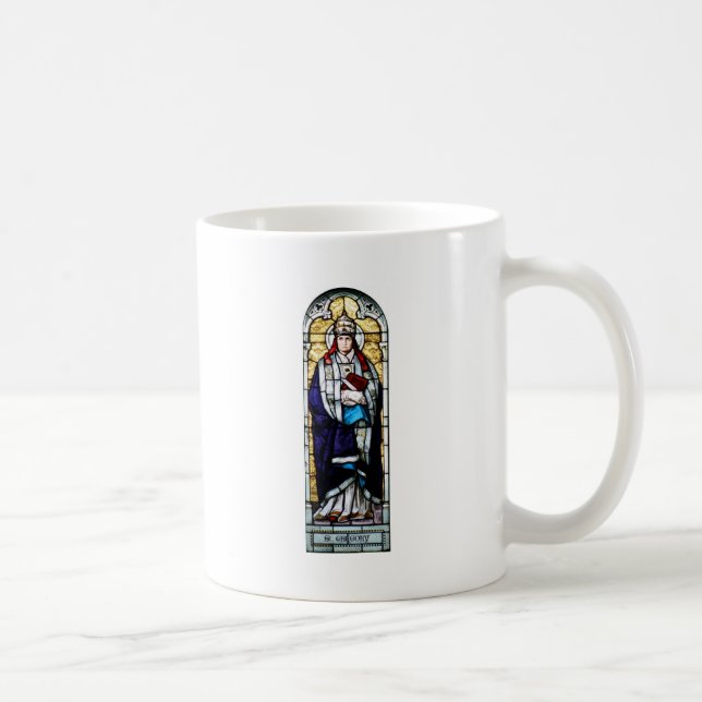 Mug Pape Saint Gregory le grand - verre souillé (Droite)