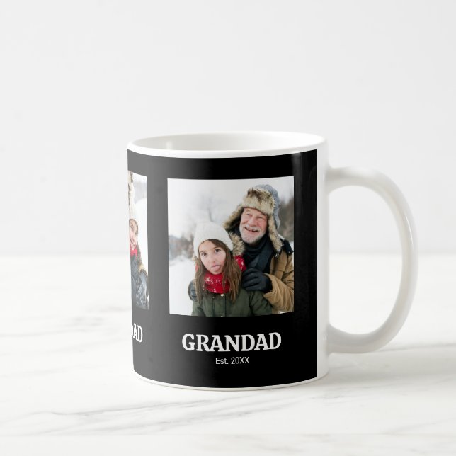 Mug Papi a établi une photo moderne 3 (Droite)