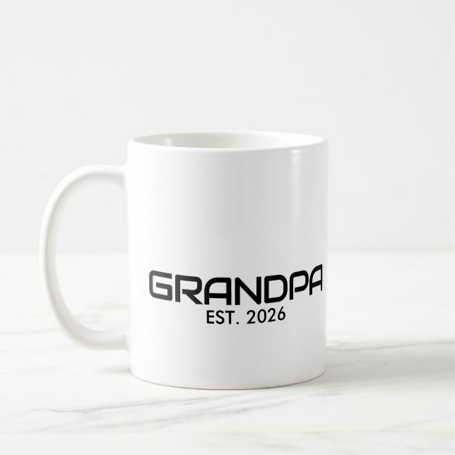 Mug Papi a fondé un nouveau cadeau pour papy (Gauche)