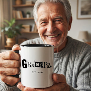 Mug Papi a fondé une année personnalisée moderne et au