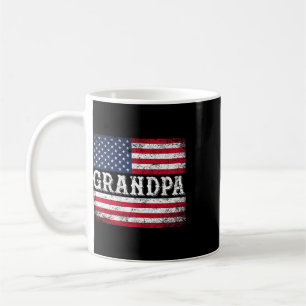 Mug Papi Drapeau Américain Vintage Patriotique 4 Juill