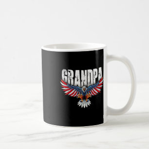 Mug Papi Drapeau Usa Vintage Aigle Chauve Patriotique 