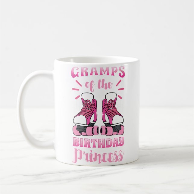 Mug Papi du Roller Princesse Anniversaire Patins à rou (Gauche)