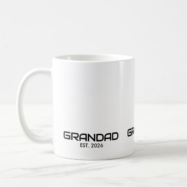 Mug Papi Est Créé Nouveau Cadeau Pour Papi  (Gauche)