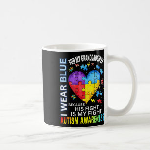 Mug Papi Mamie je porte du bleu pour ma petite-fille A