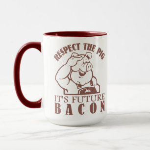 Mug PAPIER À BACON - choisir style et couleur