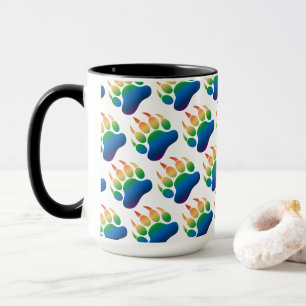 Mug Papier d'emballage Gay Bear Pride Bear Paw