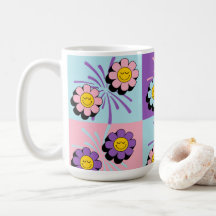 Papier d'enveloppement d'anniversaire à fleurs sou