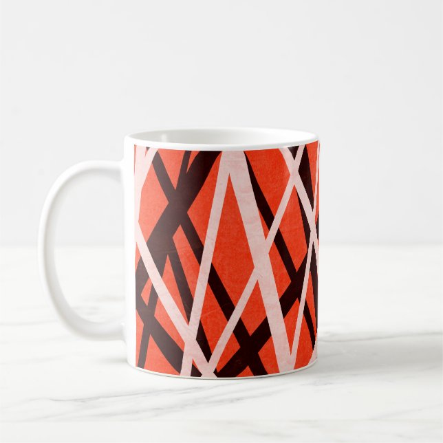 Mug Papier géométrique Abstrait : Texture haute vitess (Gauche)