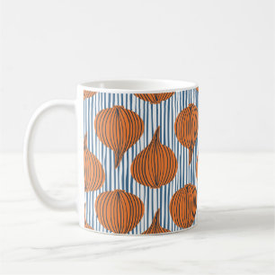 Mug Papier peint à base d'ampoule d'oignon dessiné
