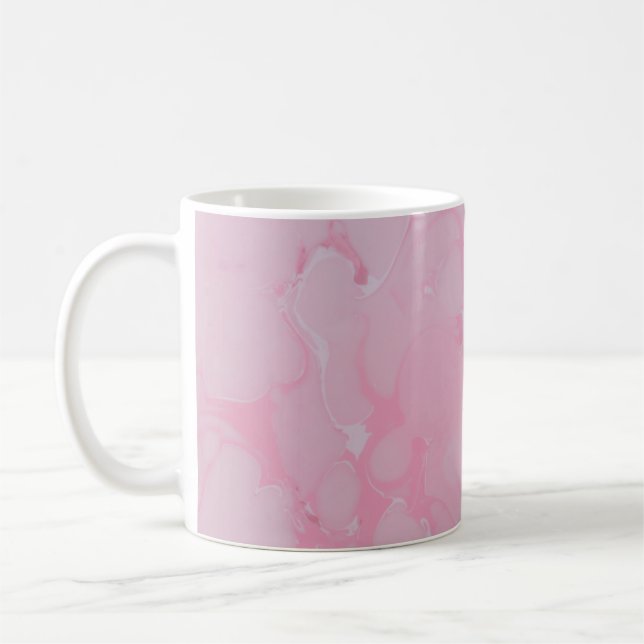 Mug Papier peint abstrait rose (Gauche)