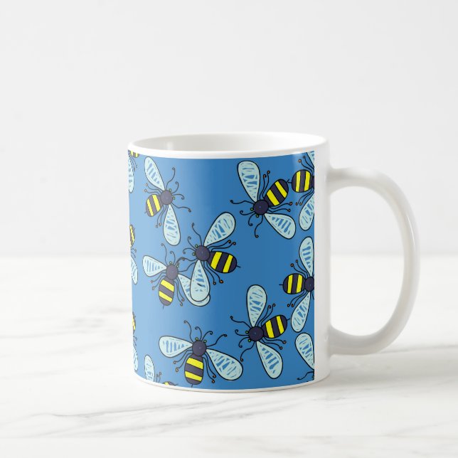 Mug Papier peint d'abeille (Droite)