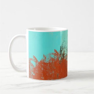 Mug Papier peint d'art. Mélange de toile numérique. il