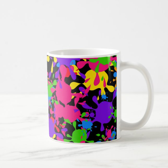 Mug Papier peint d'éclaboussure (Droite)