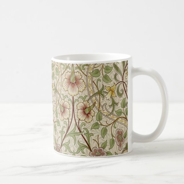 Mug Papier peint fleur classique jonquille de William  (Droite)