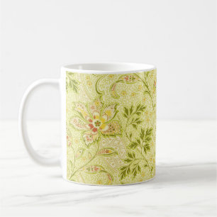 Mug Papier peint floral classique : Vieille Élégance