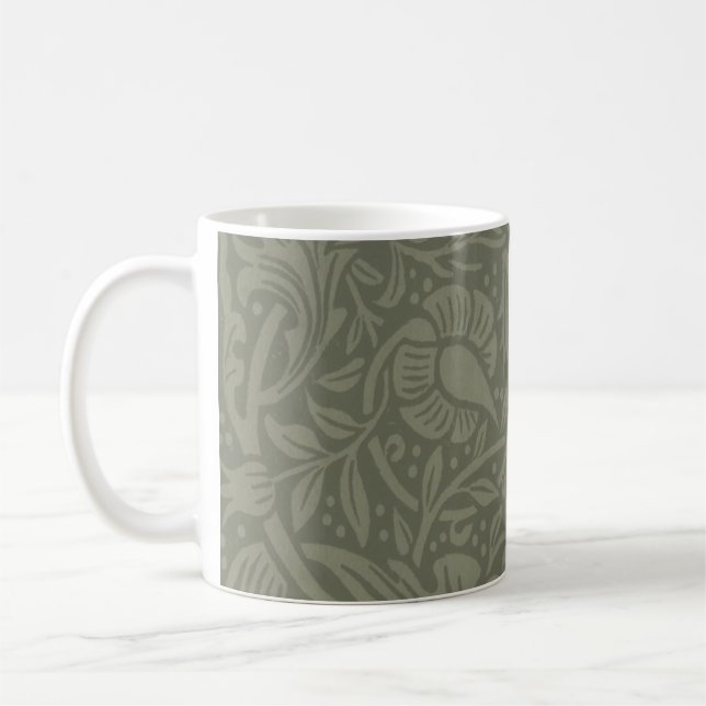 Mug Papier peint floral Narcisse de William Morris (Gauche)