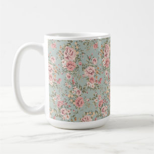 Mug Papier peint floral vintage