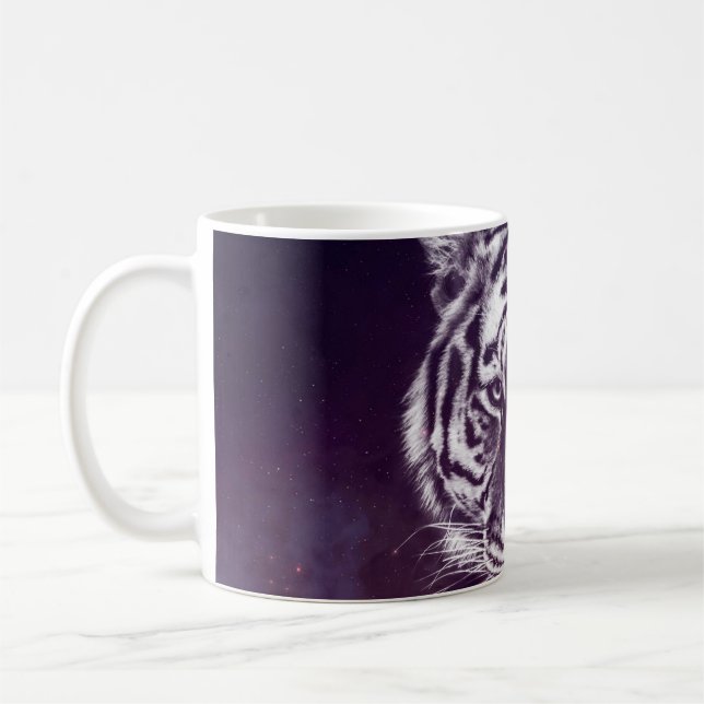 Mug Papier peint Galaxy Tiger Face (Gauche)