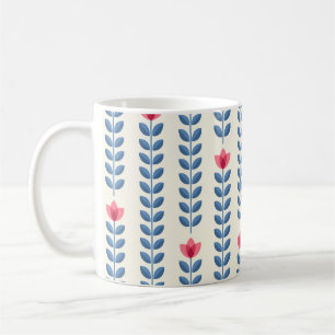 Mug Papier peint géométrique scandinave floral