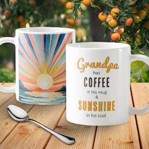 Mug Papier Peint Grand-père Lever de Soleil Citation I