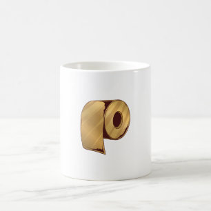 Mug Papier toilette doré