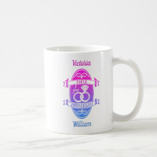 Mug Papier traditionnel 1er anniversaire du premier Ma