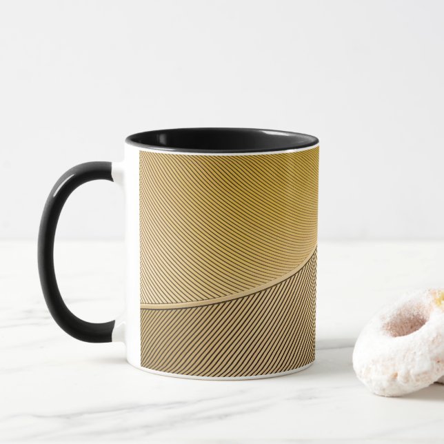 Mug Papiers Cadeaux Abstraits 14 (Avec donut)