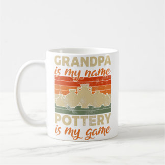 Mug Papiers Céramique Est Mon Nom Poterie Est Mon Jeu