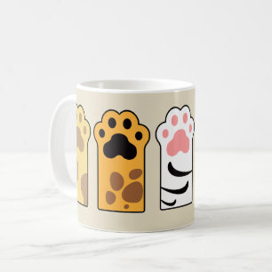 Mug Papiers de chat colorés