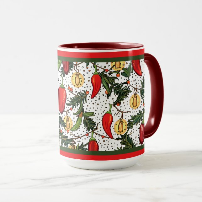 Mug Papiers de Noël (Devant droit)