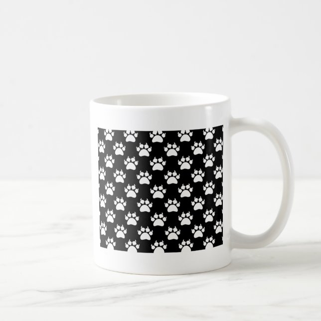 Mug Papiers et Motifs blancs pour chats Imprimer (Droite)