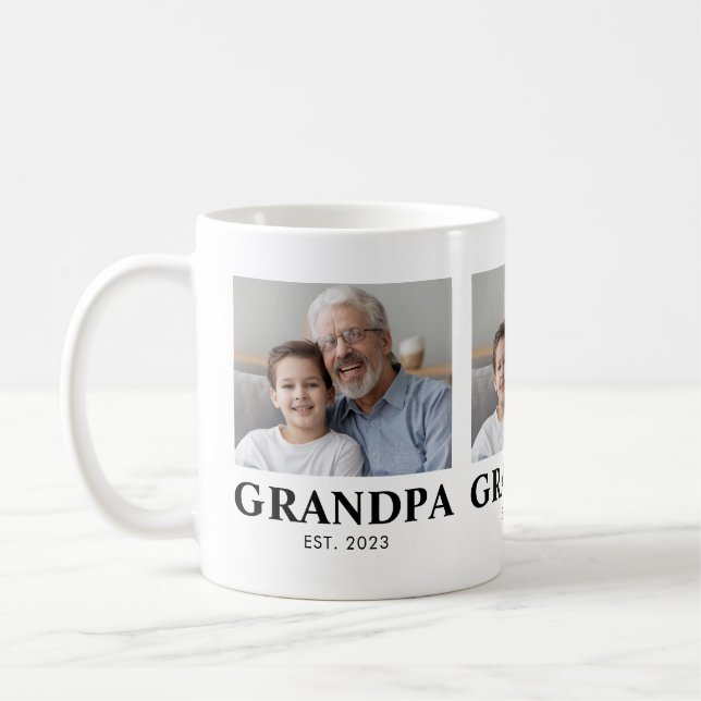 Mug Papiers établis pour la fête des grands-parents (Gauche)