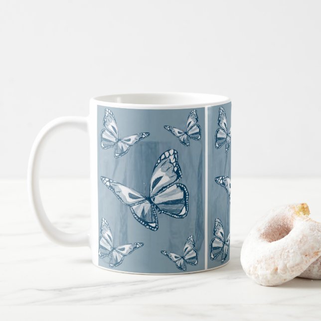 Mug Papillon (Avec donut)