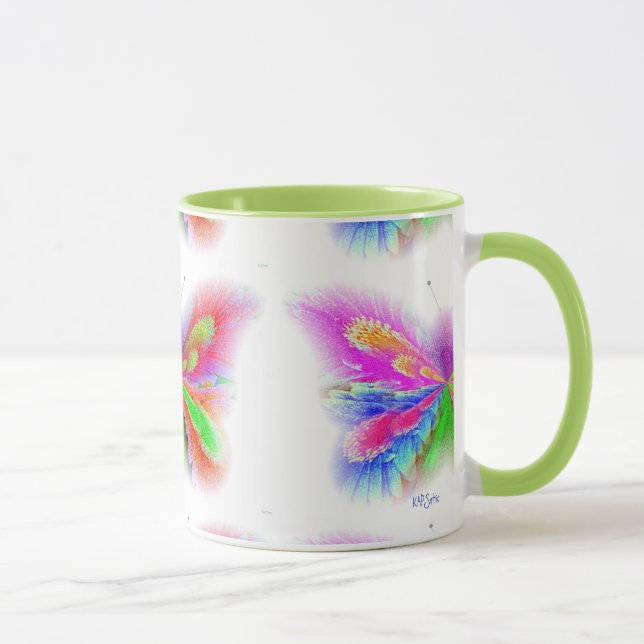 Mug Papillon à fleurs (Droite)