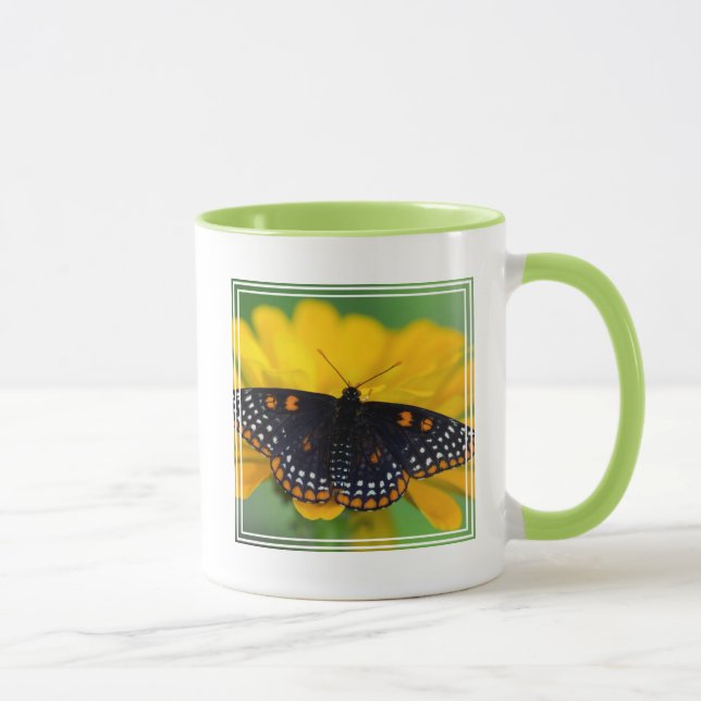 Mug Papillon à taches à carreaux de Baltimore (Droite)