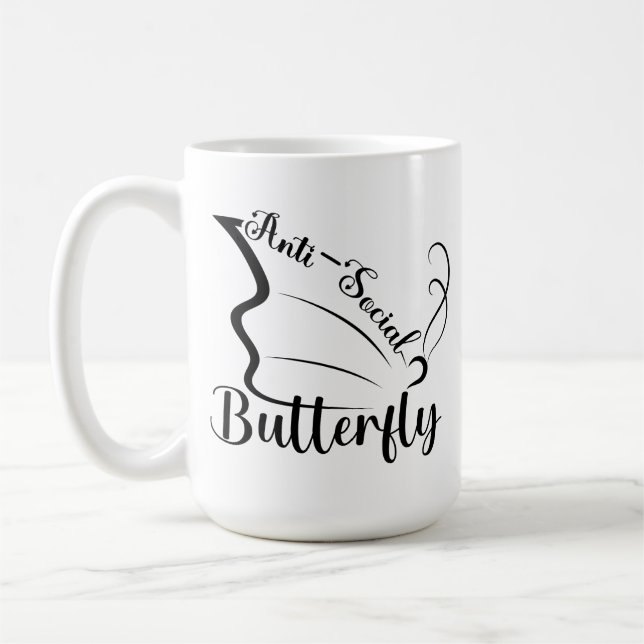 Mug Papillon anti-social (Gauche)
