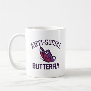 Mug Papillon anti-social