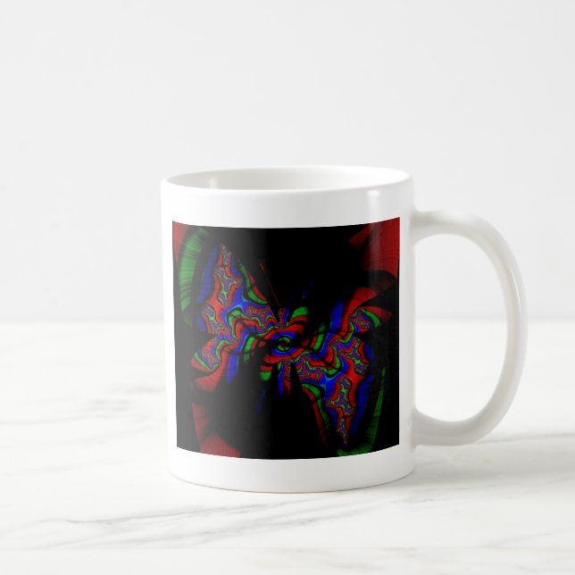Mug papillon arc-en-ciel (Droite)