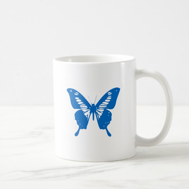 Mug Papillon Bleu (Droite)