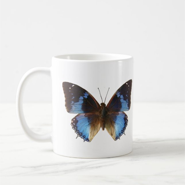Mug Papillon Bleu (Gauche)