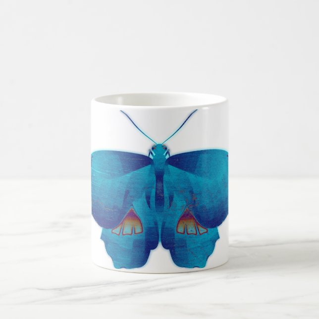 Mug Papillon bleu Art 4 (Centre)