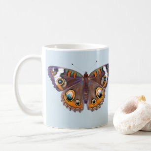 Mug Papillon bleu commun papillon Peinture réaliste