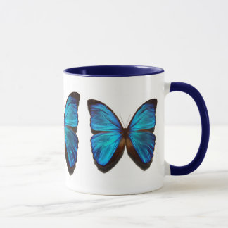 Mug Papillon bleu de morpho