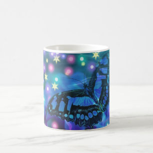 Mug Papillon bleu magique