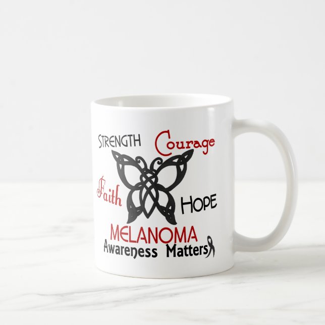 Mug Papillon celtique 3 de mélanome (Droite)