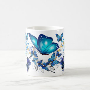 Mug Papillon coloré Art avec nature d'aile vibrante